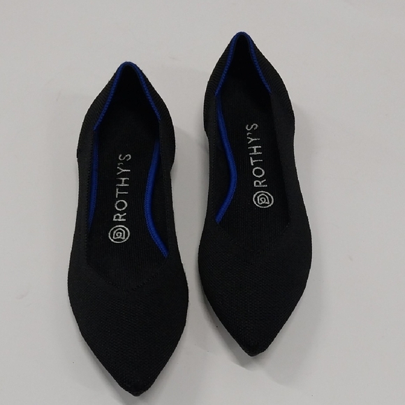 Rothy's Shoes - Rothy's Black and Blue Flats